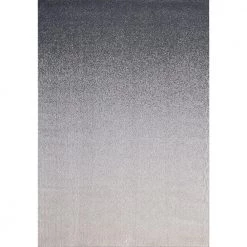 Quartz Grey 4 ft. x 6 ft. Abstract Polypropylene Area Rug by Abani