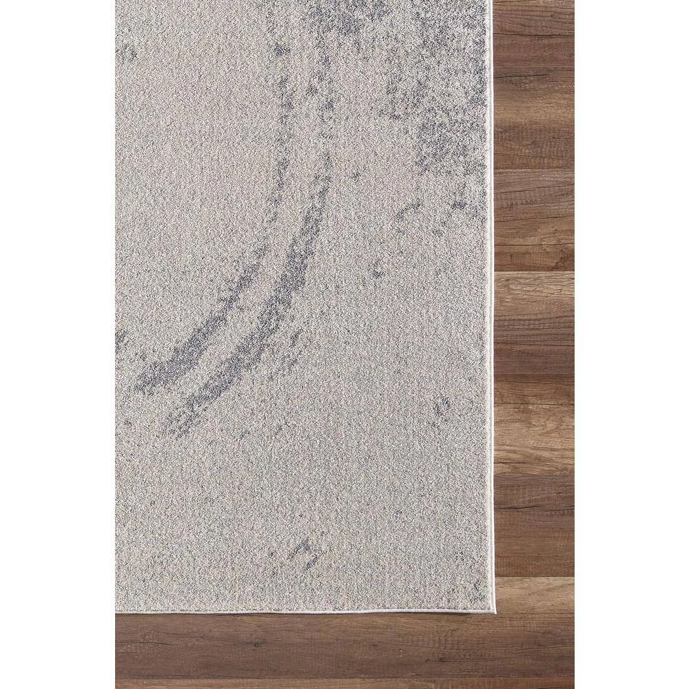 Quartz Grey 5 ft. 3 ft. x 7 ft. 6 in. Solid Color Polypropylene Area Rug by Abani 5 Quartz Grey 5 ft. 3 ft. x 7 ft. 6 in. Solid Color Polypropylene Area Rug by Abani - Image 3