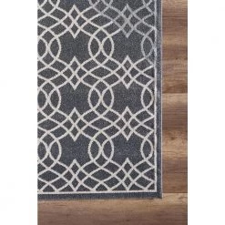 Quartz Grey 6 ft. x 9 ft. Abstract Polypropylene Area Rug by Abani -Abani Sales grey abani area rugs qrz180a 6 40 1000