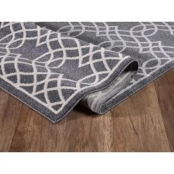 Quartz Grey 6 ft. x 9 ft. Abstract Polypropylene Area Rug by Abani -Abani Sales grey abani area rugs qrz180a 6 4f 1000