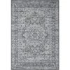 Troy Grey 5 ft. 3 ft. x 7 ft. 6 in. Oriental Polypropylene Area Rug by Abani -Abani Sales grey abani area rugs try100a 5 64 1000