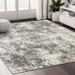 Urbana Grey 3 ft. x 5 ft. Distressed Polypropylene Area Rug by Abani -Abani Sales grey abani area rugs urb100a 3 31 1000