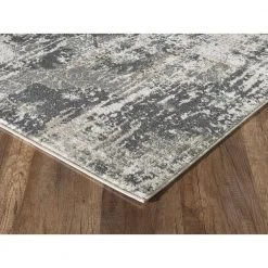 Urbana Grey 3 ft. x 5 ft. Distressed Polypropylene Area Rug by Abani -Abani Sales grey abani area rugs urb100a 3 c3 1000