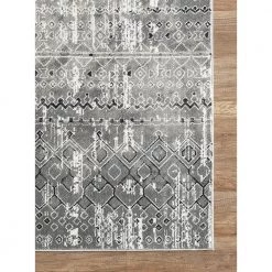 Urbana Grey 7.9 ft. x 10.2 ft. Distressed Polypropylene Area Rug by Abani -Abani Sales grey abani area rugs urb110a 8 40 1000