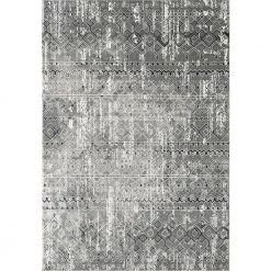 Urbana Grey 7.9 ft. x 10.2 ft. Distressed Polypropylene Area Rug by Abani