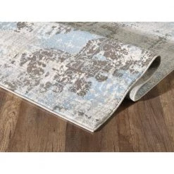 Urbana Grey 3 ft. x 5 ft. Distressed Polypropylene Area Rug by Abani -Abani Sales grey abani area rugs urb130a 3 4f 1000