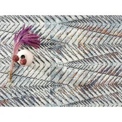 Venus Grey 4 ft. x 6 ft. Abstract Polypropylene Area Rug by Abani 15 Venus Grey 4 ft. x 6 ft. Abstract Polypropylene Area Rug by Abani -Abani Sales grey abani area rugs vns110a 4 1f 1000