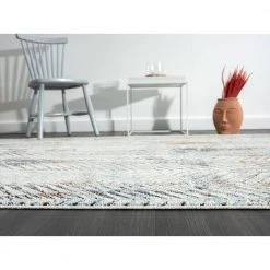 Venus Grey 4 ft. x 6 ft. Abstract Polypropylene Area Rug by Abani 16 Venus Grey 4 ft. x 6 ft. Abstract Polypropylene Area Rug by Abani -Abani Sales grey abani area rugs vns110a 4 44 1000