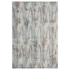 Venus Grey 4 ft. x 6 ft. Abstract Polypropylene Area Rug by Abani