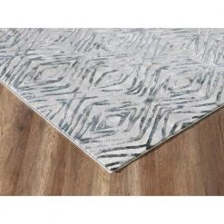 Vista Grey 5.3 ft. x 7.6 ft. Abstract Polyester Area Rug by Abani 12 Vista Grey 5.3 ft. x 7.6 ft. Abstract Polyester Area Rug by Abani -Abani Sales grey abani area rugs vst100a 5 1f 1000