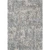 Vista Grey 5.3 ft. x 7.6 ft. Geometric Polyester Area Rug by Abani -Abani Sales grey abani area rugs vst110a 5 64 1000