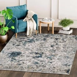 Vista Grey 5.3 ft. x 7.6 ft. Abstract Polyester Area Rug by Abani -Abani Sales grey abani area rugs vst120a 5 31 1000