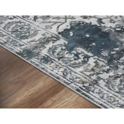 Vista Grey 5.3 ft. x 7.6 ft. Abstract Polyester Area Rug by Abani -Abani Sales grey abani area rugs vst120a 5 c3 1000
