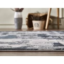 Vista Grey 7.9 ft. x 10.2 ft. Abstract Polyester Area Rug by Abani -Abani Sales grey abani area rugs vst130b 8 1f 1000