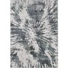 Vista Grey 5.3 ft. x 7.6 ft. Abstract Polyester Area Rug by Abani 1 Vista Grey 5.3 ft. x 7.6 ft. Abstract Polyester Area Rug by Abani -Abani Sales grey abani area rugs vst140a 5 64 1000
