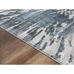 Vista Grey 5.3 ft. x 7.6 ft. Abstract Polyester Area Rug by Abani -Abani Sales grey abani area rugs vst140a 5 c3 1000