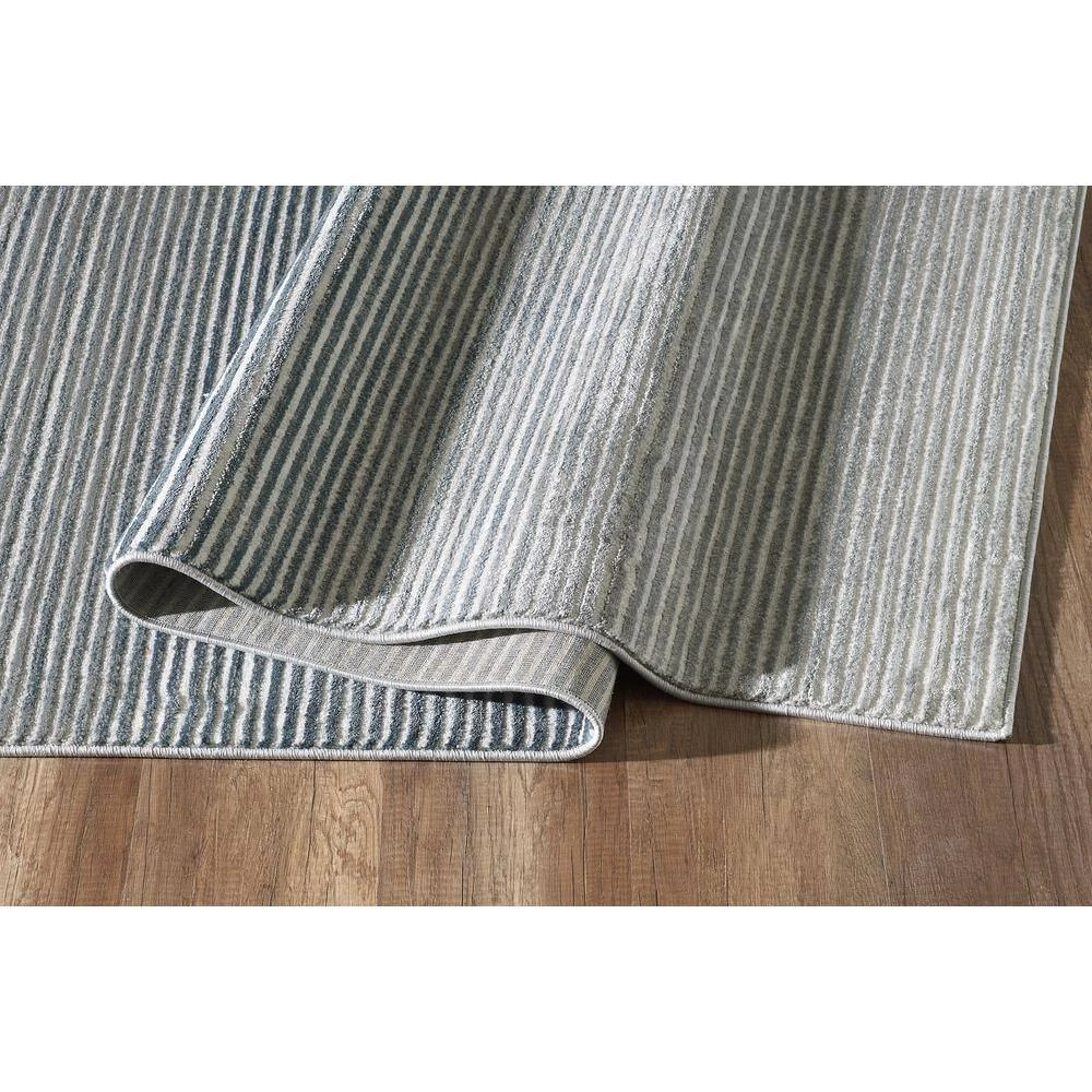 Vista Grey 4 ft. x 6 ft. Abstract Polyester Area Rug by Abani 6 Vista Grey 4 ft. x 6 ft. Abstract Polyester Area Rug by Abani - Image 4