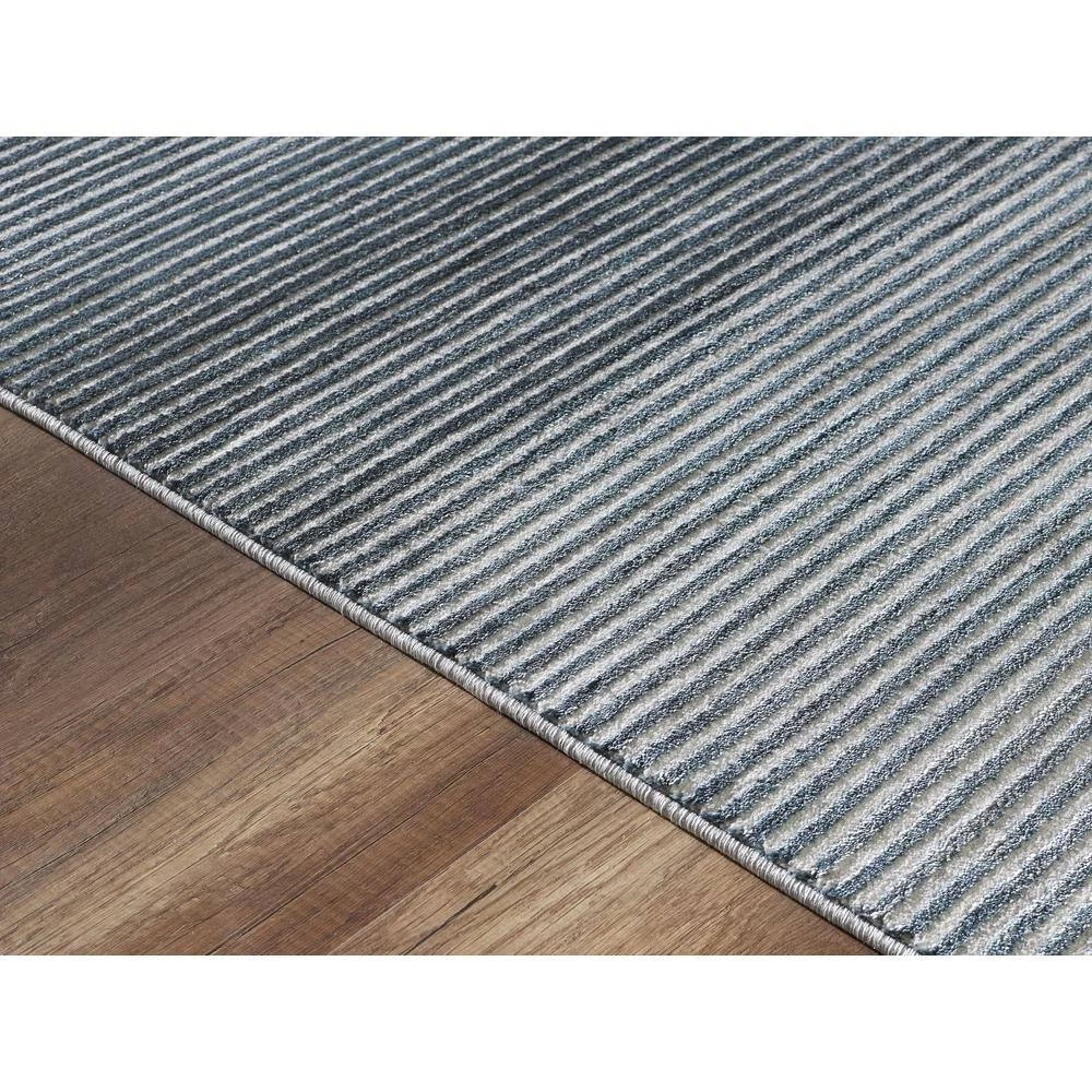 Vista Grey 4 ft. x 6 ft. Abstract Polyester Area Rug by Abani 5 Vista Grey 4 ft. x 6 ft. Abstract Polyester Area Rug by Abani - Image 3