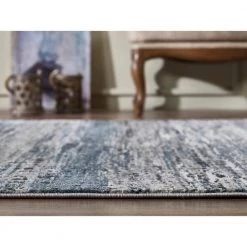 Vista Grey 2 ft. x 8 ft. Abstract Polyester Area Rug by Abani -Abani Sales grey abani area rugs vst170a 28 1f 1000
