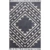 Willow Grey 7 ft. 9 in. x 10 ft. 2 in. Shag Polypropylene Area Rug by Abani -Abani Sales grey abani area rugs wil140a 8 64 1000