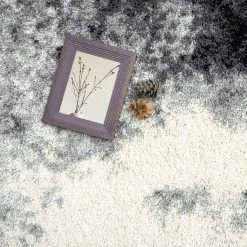 Willow Grey 5 ft. 3 ft. x 7 ft. 6 in. Shag Polypropylene Area Rug by Abani 15 Willow Grey 5 ft. 3 ft. x 7 ft. 6 in. Shag Polypropylene Area Rug by Abani -Abani Sales grey abani area rugs wil200a 5 44 1000