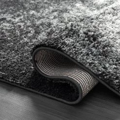 Willow Grey 5 ft. 3 ft. x 7 ft. 6 in. Shag Polypropylene Area Rug by Abani 13 Willow Grey 5 ft. 3 ft. x 7 ft. 6 in. Shag Polypropylene Area Rug by Abani -Abani Sales grey abani area rugs wil200a 5 4f 1000