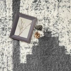 Willow Grey 6 ft. x 9 ft. Shag Polypropylene Area Rug by Abani -Abani Sales grey abani area rugs wil210a 6 44 1000