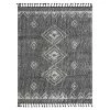 Willow Grey 7 ft. 9 in. x 10 ft. 2 in. Shag Polypropylene Area Rug by Abani