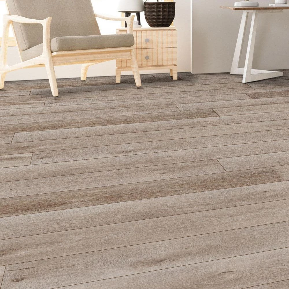 Aubrey Groveland Gray 9 in. W x 60 in. Click Lock Rigid Core Luxury Vinyl Plank Flooring (22.44 sq. ft./case) by A&A Surfaces 11 Aubrey Groveland Gray 9 in. W x 60 in. Click Lock Rigid Core Luxury Vinyl Plank Flooring (22.44 sq. ft./case) by A&A Surfaces - Image 9