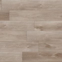 Aubrey Groveland Gray 9 in. x 60 in. Click Lock Rigid Core Luxury Vinyl Plank Flooring (52 cases/1166.88 sq. ft./pallet) by A&A Surfaces