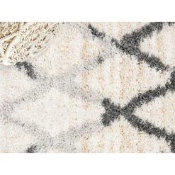Boston Ivory 6 ft. x 9 ft. Abstract Polyester Area Rug by Abani -Abani Sales ivory abani area rugs bos130a 6 c3 1000