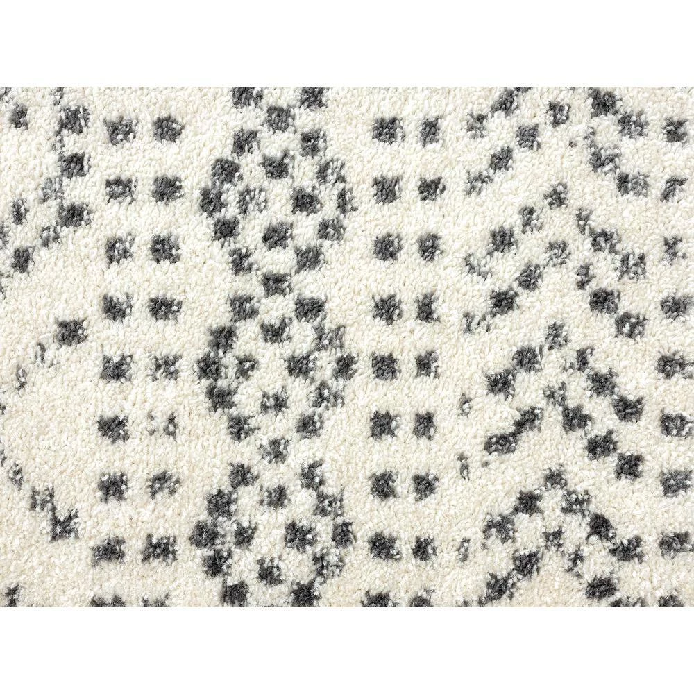 Casa Ivory 7 ft. 9 in. x 10 ft. 2 in. Geometric Polypropylene Area Rug by Abani 7 Casa Ivory 7 ft. 9 in. x 10 ft. 2 in. Geometric Polypropylene Area Rug by Abani - Image 5