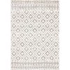 Casa Ivory 7 ft. 9 in. x 10 ft. 2 in. Geometric Polypropylene Area Rug by Abani