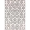 Eden Ivory 3 ft. x 5 ft. Abstract Polypropylene Area Rug by Abani -Abani Sales ivory abani area rugs edn100b 3 64 1000