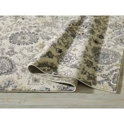 Lennox Ivory 5.3 ft. x 7.6 ft. Abstract Polypropylene Area Rug by Abani 10 Lennox Ivory 5.3 ft. x 7.6 ft. Abstract Polypropylene Area Rug by Abani -Abani Sales ivory abani area rugs lnx100c 5 4f 1000