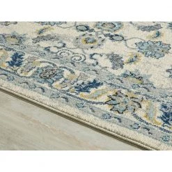 Lennox Ivory 5.3 ft. x 7.6 ft. Oriental Polypropylene Area Rug by Abani 9 Lennox Ivory 5.3 ft. x 7.6 ft. Oriental Polypropylene Area Rug by Abani -Abani Sales ivory abani area rugs lnx120a 5 e1 1000