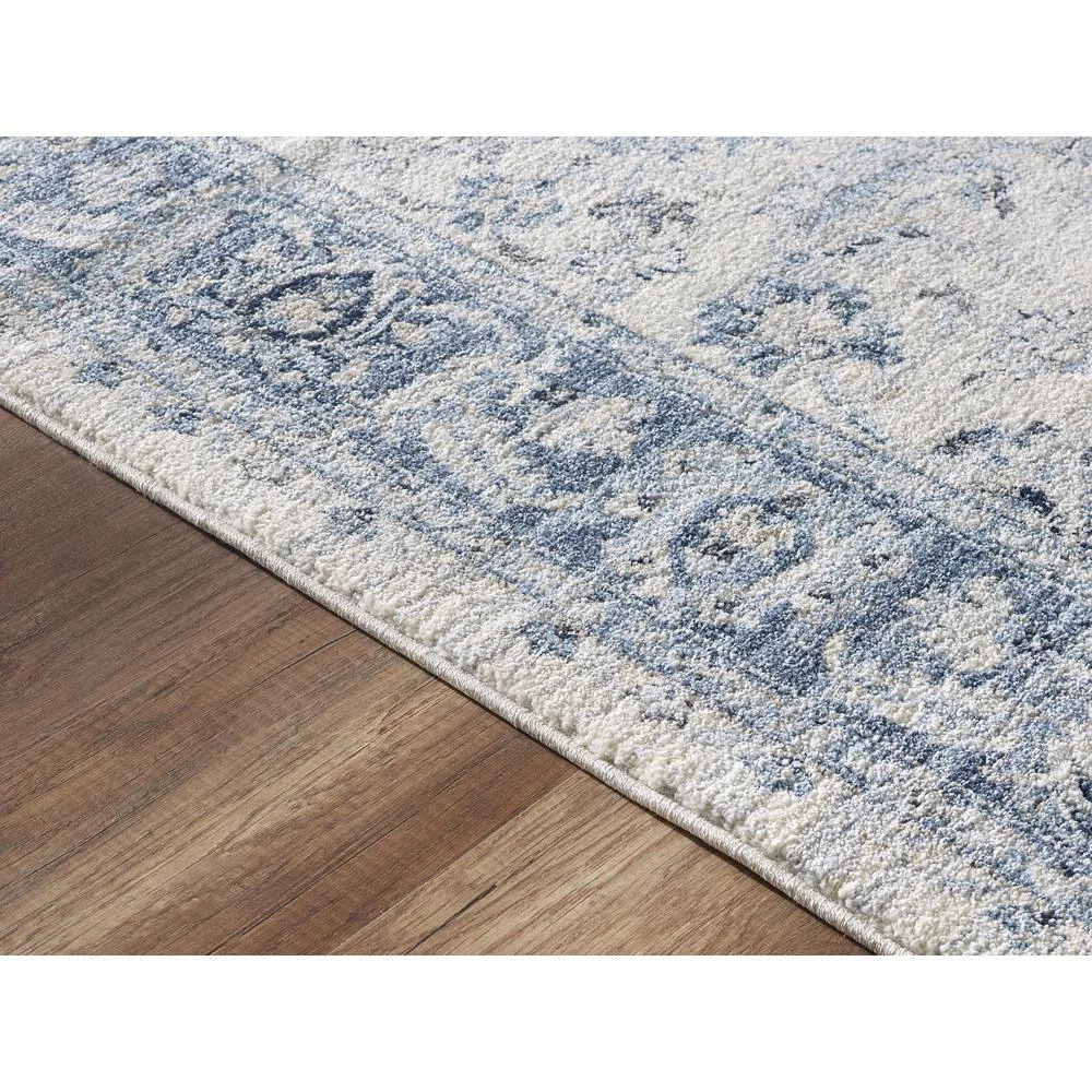 Troy Ivory 5.3 ft. x 7.6 ft. Oriental Polypropylene Area Rug by Abani 5 Troy Ivory 5.3 ft. x 7.6 ft. Oriental Polypropylene Area Rug by Abani - Image 3