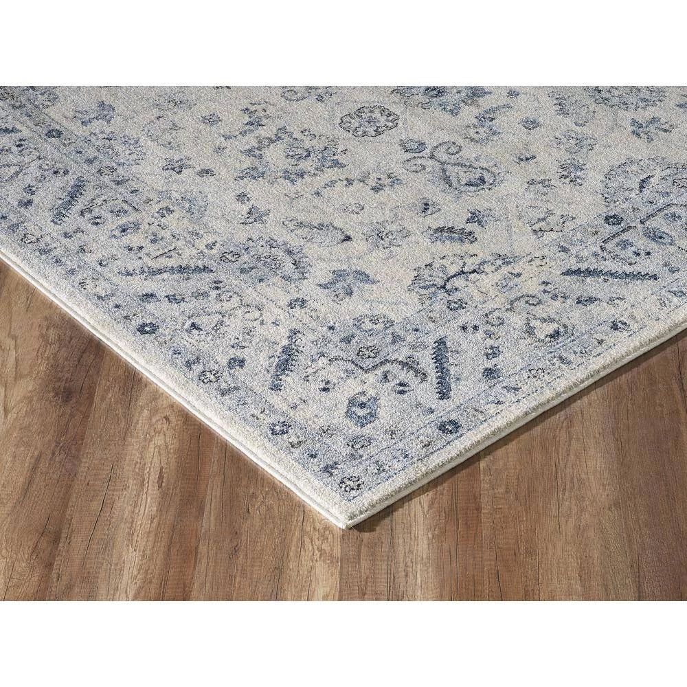 Troy Ivory 5.3 ft. x 7.6 ft. Oriental Polypropylene Area Rug by Abani 7 Troy Ivory 5.3 ft. x 7.6 ft. Oriental Polypropylene Area Rug by Abani - Image 5