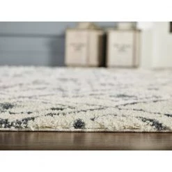 Willow Ivory 7.9 ft. x 10.2 ft. Moroccan Polypropylene Area Rug by Abani 15 Willow Ivory 7.9 ft. x 10.2 ft. Moroccan Polypropylene Area Rug by Abani -Abani Sales ivory abani area rugs wil100a 8 1f 1000
