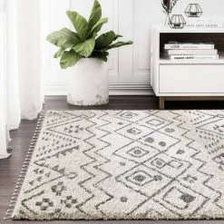 Willow Ivory 7.9 ft. x 10.2 ft. Moroccan Polypropylene Area Rug by Abani 17 Willow Ivory 7.9 ft. x 10.2 ft. Moroccan Polypropylene Area Rug by Abani -Abani Sales ivory abani area rugs wil100a 8 31 1000