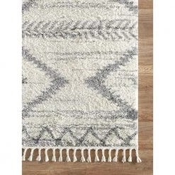 Willow Ivory 6 ft. x 9 ft. Moroccan Polypropylene Area Rug by Abani -Abani Sales ivory abani area rugs wil110a 6 40 1000