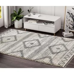 Willow Ivory 6 ft. x 9 ft. Moroccan Polypropylene Area Rug by Abani -Abani Sales ivory abani area rugs wil110a 6 44 1000