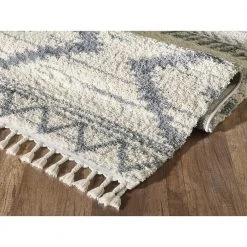 Willow Ivory 6 ft. x 9 ft. Moroccan Polypropylene Area Rug by Abani -Abani Sales ivory abani area rugs wil110a 6 4f 1000