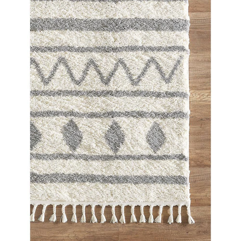 Willow Ivory 7 ft. 9 in. x 10 ft. 2 in. Moroccan Polypropylene Area Rug by Abani 5 Willow Ivory 7 ft. 9 in. x 10 ft. 2 in. Moroccan Polypropylene Area Rug by Abani - Image 3