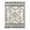 Willow Ivory 5 ft. 3 ft. x 7 ft. 6 in. Shag Polypropylene Area Rug by Abani