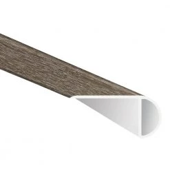 Montage Grey 0.75 in. Thick x 2.33 in. Wide x 94 in. Length Luxury Vinyl Overlapping Stair Nose Molding by A&A Surfaces