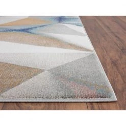 Arto Multi 5 ft. 3 in. x 7 ft. 6 in. Abstract Polypropylene Area Rug by Abani -Abani Sales multi abani area rugs art150a 5 c3 1000