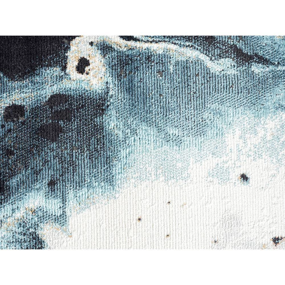 Azure Multi 5 ft. 3 in. x 7 ft. 6 in. Abstract Polyester Area Rug by Abani 8 Azure Multi 5 ft. 3 in. x 7 ft. 6 in. Abstract Polyester Area Rug by Abani - Image 6