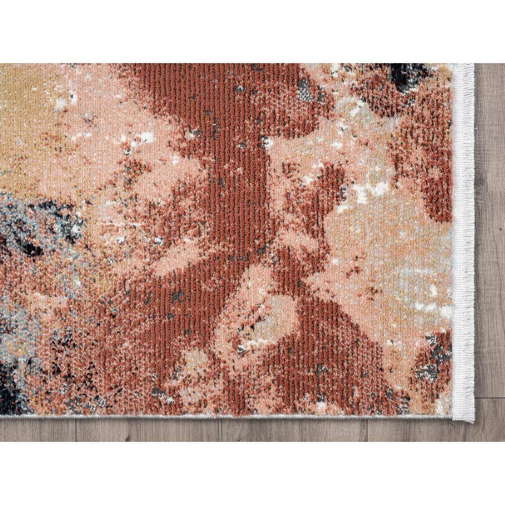 Azure Multi 5 ft. 3 in. x 7 ft. 6 in. Abstract Polyester Area Rug by Abani 5 Azure Multi 5 ft. 3 in. x 7 ft. 6 in. Abstract Polyester Area Rug by Abani - Image 3