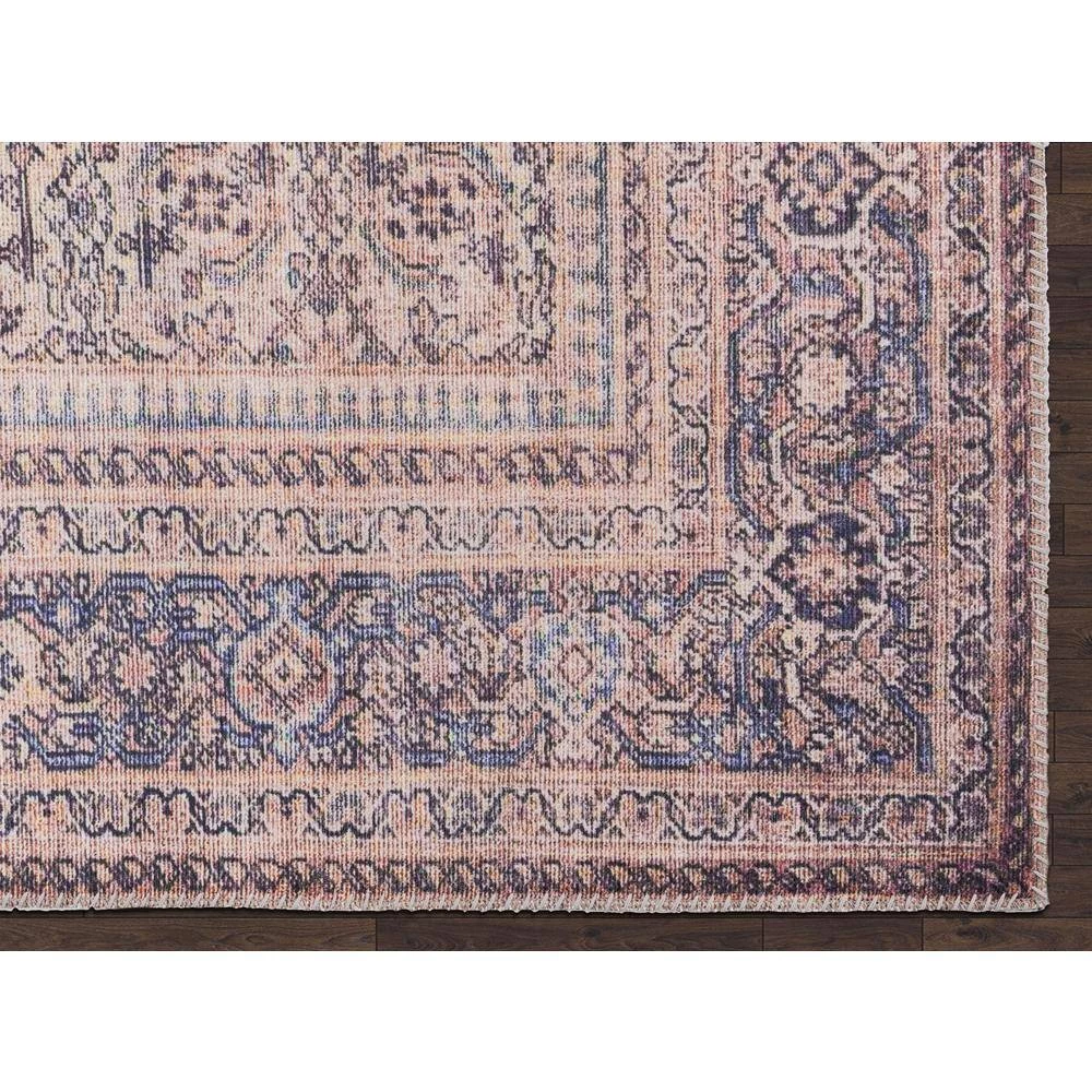 Paloma Multi 2 ft. x 5 ft. Oriental Polyester Area Rug by Abani 5 Paloma Multi 2 ft. x 5 ft. Oriental Polyester Area Rug by Abani - Image 3